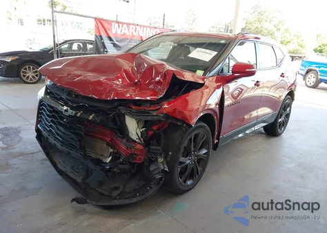 2021 Chevrolet Blazer Awd Rs из США, поврежденный, VIN 3GNKBKRS5MS553204